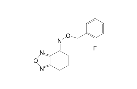 2,1,3-benzoxadiazol-4(5H)-one, 6,7-dihydro-, O-[(2-fluorophenyl)methyl]oxime, (4E)-