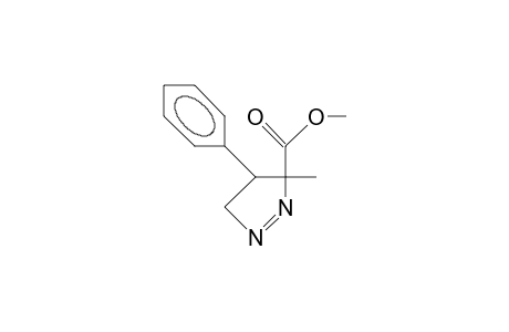 (E)-3-Methoxycarbonyl-3-methyl-4-phenyl-1-pyrazoline