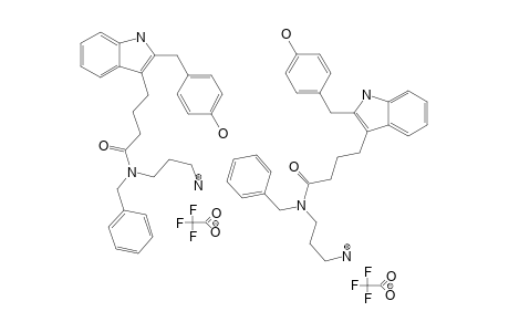 N-(3-AMINOPROPYL)-N-BENZYL-4-[2-(4-HYDROXY-BENZYL)-1-H-INDOL-3-YL]-BUTYRAMIDE-TRIFLUOROACETATE