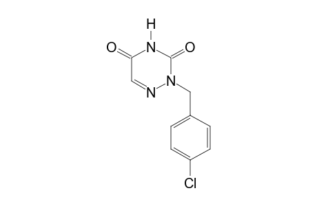 2-(p-chlorobenzyl)-as-triazine-3,5(2H,4H)-dione