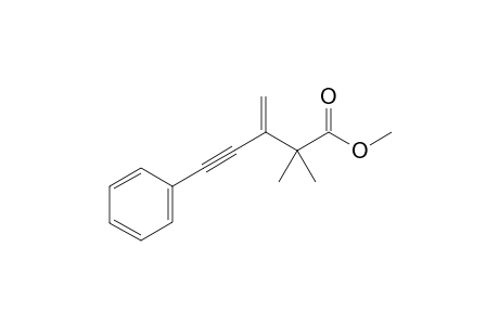 Methyl 2,2-dimethyl-3-methylidene-5-phenylpentynoate