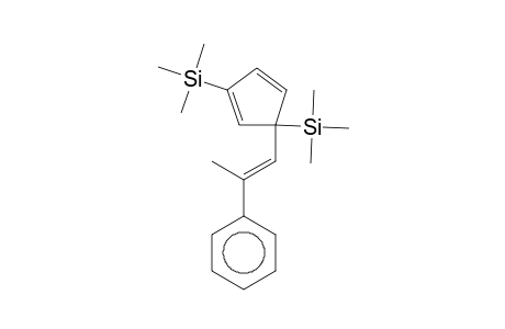 1,3-Cyclopentadiene, 5-(2-phenyl-1-propen-1-yl)-2,5-bis(trimethylsilyl)-