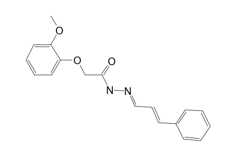 Acethydrazide, 2-(2-methoxyphenoxy)-N2-(3-phenylpropenylideno)-