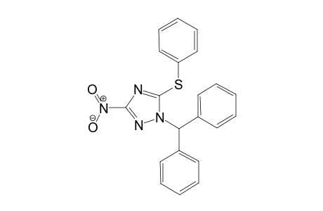 1-benzhydryl-3-nitro-5-(phenylsulfanyl)-1H-1,2,4-triazole