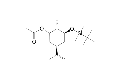 3-BETA-[(TERT.-BUTYL)-DIMETHYLSILYLOXY]-2-ALPHA-METHYL-5-BETA-(1-METHYLETHENYL)-CYCLOHEXYL-ACETATE