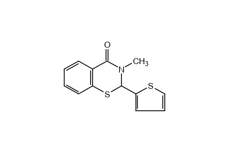 2,3-dihydro-3-methyl-2-(2-thienyl)-4H-1,3-benzothiazin-4-one