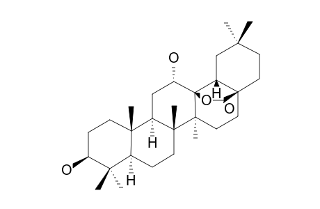 3-beta,12-alpha-Dihydroxy-oleanan-28,13-beta-olide;oleanderolide