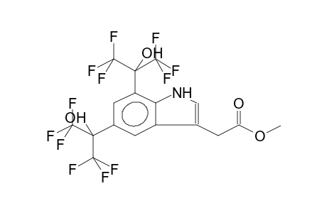 5,7-BIS(2-HYDROXYHEXAFLUOROPROP-2-YL)-3-METHOXYCARBONYLMETHYLINDOLE