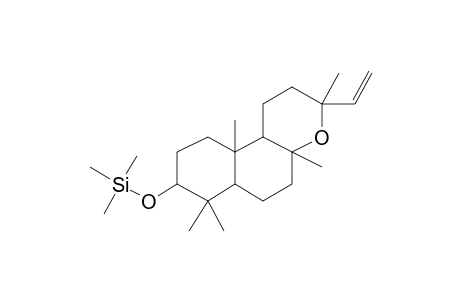 1H-Naphtho[2,1-B]pyran-8-ol, 3-ethenyldodecahydro-3,4A,7,7,10A-pentamethyl-, tms derivative