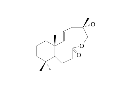 (E)-(14RS)-13-HYDROXY-17-NOR-8,9-SECOLABD-9(11)-EN-8,14-OLIDE