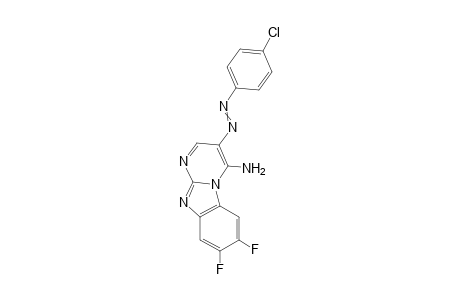 3-(4-chlorophenyl)azo-7,8-difluoro-pyrimido[1,2-a]benzimidazol-4-amine