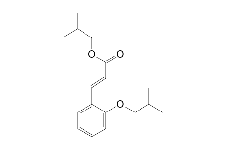 Trans-2-hydroxycinnamic acid, 2-methylpropyl ether, 2-methylpropyl ester