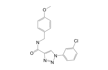 1-(3-Chlorophenyl)-N-[(4-methoxyphenyl)methyl]-1,2,3-triazole-4-carboxamide