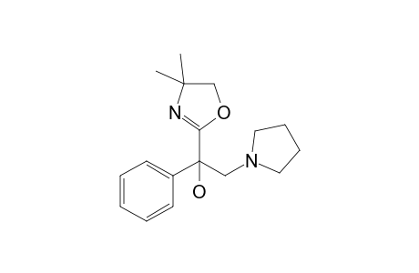 1-(4,4-Dimethyl-2-oxazolin-2-yl)-1-phenyl-2-(pyrrolidin-1-yl)-ethanol