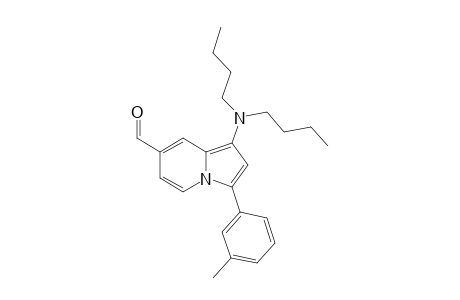 1-(Dibutylamino)-3-(m-tolyl)indolizine-7-carbaldehyde