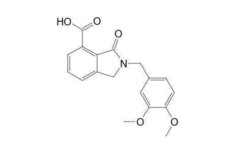 1H-isoindole-4-carboxylic acid, 2-[(3,4-dimethoxyphenyl)methyl]-2,3-dihydro-3-oxo-