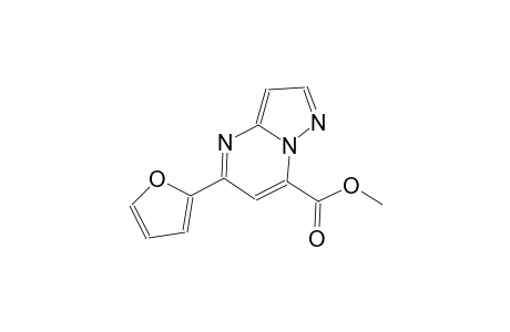 pyrazolo[1,5-a]pyrimidine-7-carboxylic acid, 5-(2-furanyl)-, methyl ester