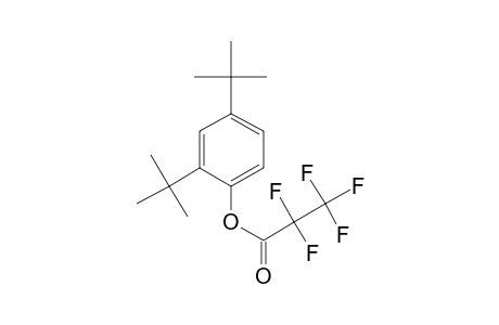 2,4-di-Tert-butylphenol, o-pentafluoropropionyl-