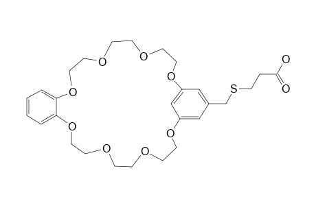 5-(2-(HYDROXYCARBONYL)-ETHYLTHIOMETHYL)-1,3-PHENYLBENZO-[25]-CROWN-8