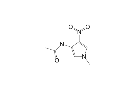 N-(1-methyl-4-nitropyrrol-3-yl)acetamide