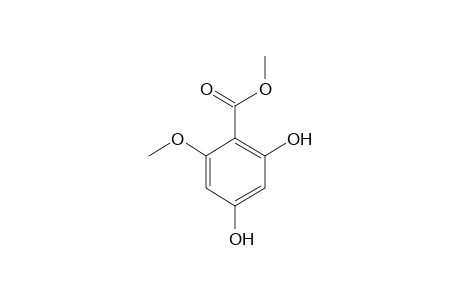 6-methoxy-beta-resorcylic acid, methyl ester