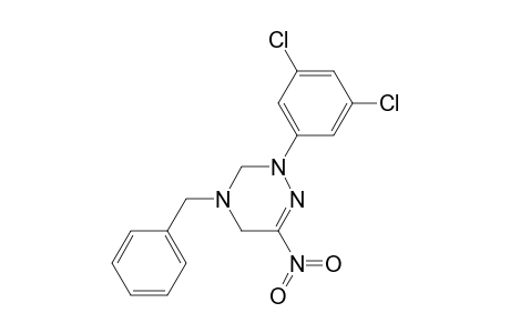 1,2,4-Triazine, 2,3,4,5-tetrahydro-4-benzyl-2-(3,5-dichlorophenyl)-6-nitro-