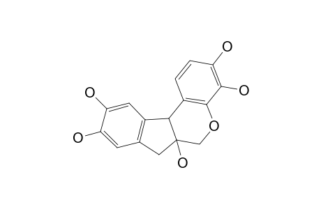 7,11b-dihydrobenz[b]indeno[b]indeno[1,2-d]pyran-3,4,6a,9,10(6H)-pentol