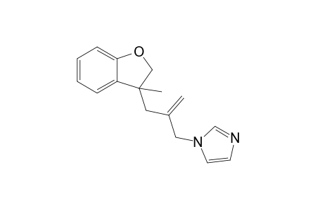 3-Methyl-3-[3-(imidazol-1-yl)-2-methylenepropyl]-2,3-dihydro-benzofuran