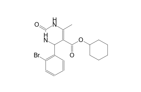 5-pyrimidinecarboxylic acid, 4-(2-bromophenyl)-1,2,3,4-tetrahydro-6-methyl-2-oxo-, cyclohexyl ester