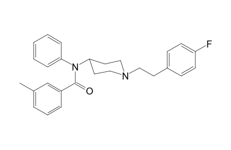 N-(1-[2-(4-Fluorophenyl)ethyl]piperidin-4-yl)-N-phenyl-3-methylbenzamide