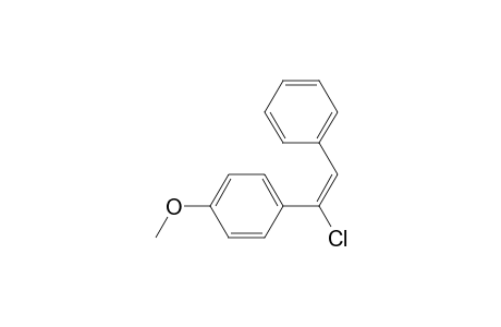 Benzene, 1-(1-chloro-2-phenylethenyl)-4-methoxy-, (E)-