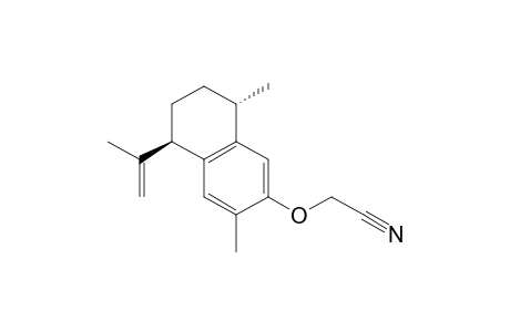 rac-2-(((5R,8S)-3,8-Dimethyl-5-(prop-1-en-2-yl)-5,6,7,8-tetrahydronaphthalen-2-yl)oxy)acetonitrile