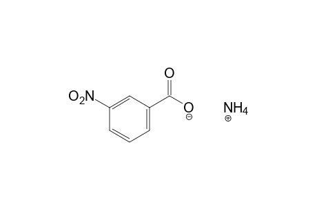 m-nitrobenzoic acid, ammonium salt