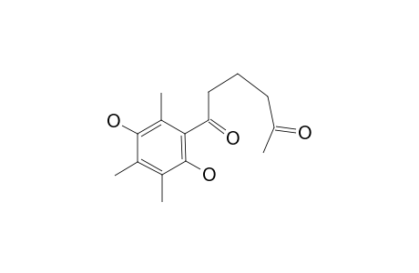 1-(2,5-DIHYDROXY-3,4,6-TRIMETHYLPHENYL)-1,5-HEXANEDIONE