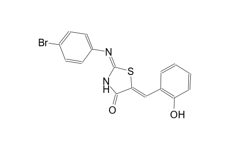 (2E,5Z)-2-[(4-bromophenyl)imino]-5-(2-hydroxybenzylidene)-1,3-thiazolidin-4-one