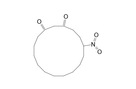 1,3-Cyclohexadecanedione, 6-nitro-