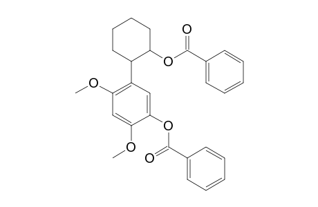 Phenol, 2,4-dimethoxy-5-(2-benzoyloxycyclohexyl)-, benzoate