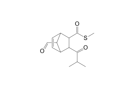 6-(Isopropylcarbonyl)-7-formyl-5-(methylthiocarbonyl)bicyclo[2.2.1]hept-2-ene