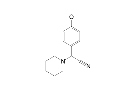 2-(4-Hydroxyphenyl)-2-(piperidin-1-yl)acetonitrile