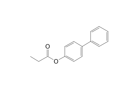 Propionic acid, 4-biphenyl ester