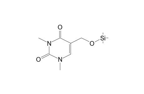 2,4(1H,3H)-Pyrimidinedione, 1,3-dimethyl-5-[[(trimethylsilyl)oxy]methyl]-