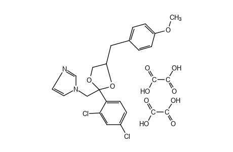1-{[2-(2,4-dichlorophenyl)-4-(p-methoxybenzyl)-1,3-dioxolan-2-yl]methyl}imidazole, oxalate(1.2) (salt)