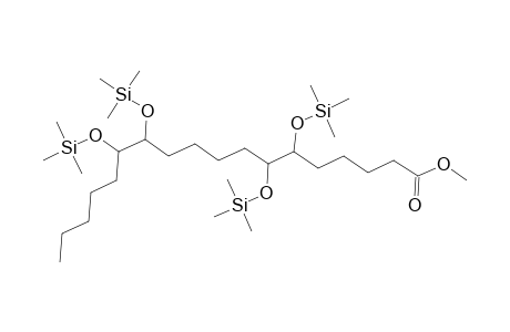 Octadecanoic acid, 6,7,12,13-tetrakis[(trimethylsilyl)oxy]-, methyl ester