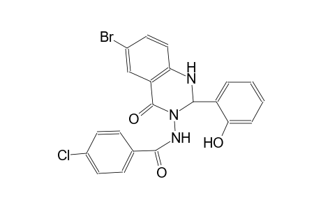 N-(6-bromo-2-(2-hydroxyphenyl)-4-oxo-1,4-dihydro-3(2H)-quinazolinyl)-4-chlorobenzamide