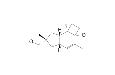 RUSSUJAPONOL_D;6-(HYDROXYMETHYL)-3,6,7B-TRIMETHYL-2,2A,4A,5,6,7,7A,7B-OCTAHYDRO-1-H-CYCLOBUTAN-[E]-INDEN-2A-OL