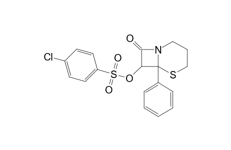 7-hydroxy-6-phenyl-5-thia-1-azabicyclo[4.2.0]octan-8-one, p-chlorobenzenesulfonate (ester)