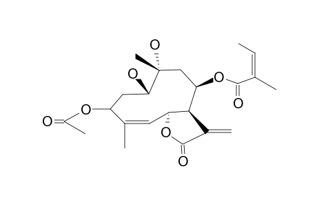 GERMACRA-4Z,10(13)-DIEN-12,6-A-OLIDE,3-ACETOXY-8-B-ANGELOYLOXY-1-B,10-A-DIHYDROXY