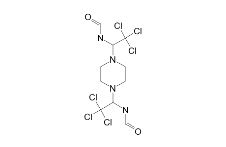 Formamide, N,N'-[1,4-piperazinediylbis(2,2,2-trichloroethylidene)]bis-