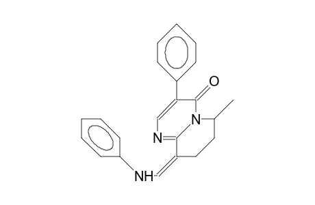 (Z)-9-(Phenylamino-methylene)-6-methyl-3-phenyl-6,7,8,9-tetrahydro-4H-pyrido(1,2-A)pyrimidin-4-one