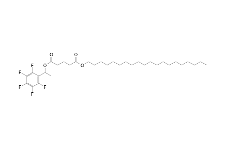 Glutaric acid, eicosyl 1-(pentafluorophenyl)ethyl ester